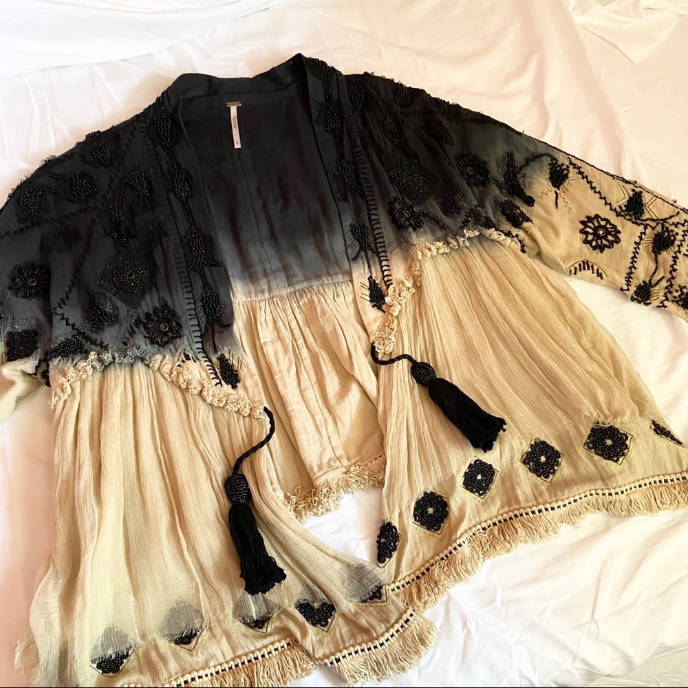 FREE PEOPLE Beaded Top